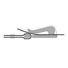 Cam buckle lacing diagram